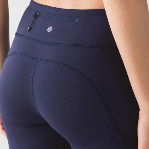 LULULEMON Deep Indigo Speed Tight Leggings - Picture 3 of 3